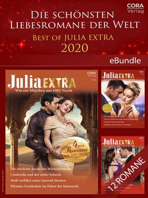 cover image of Die schönsten Liebesromane der Welt--Best of Julia Extra 2020